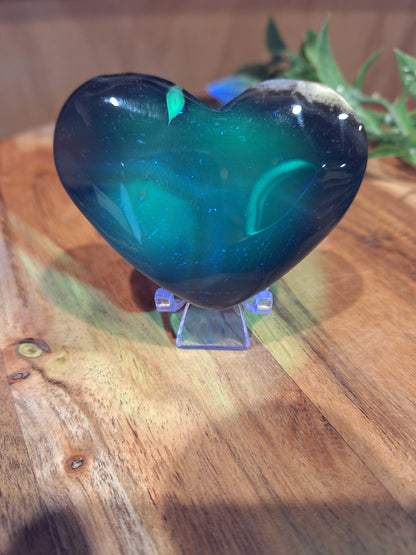 VOLCANO AGATE HEARTS