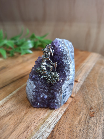 AMETHYST CLUSTERS COAL MINERS