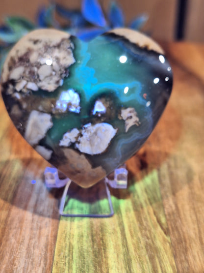VOLCANO AGATE HEARTS