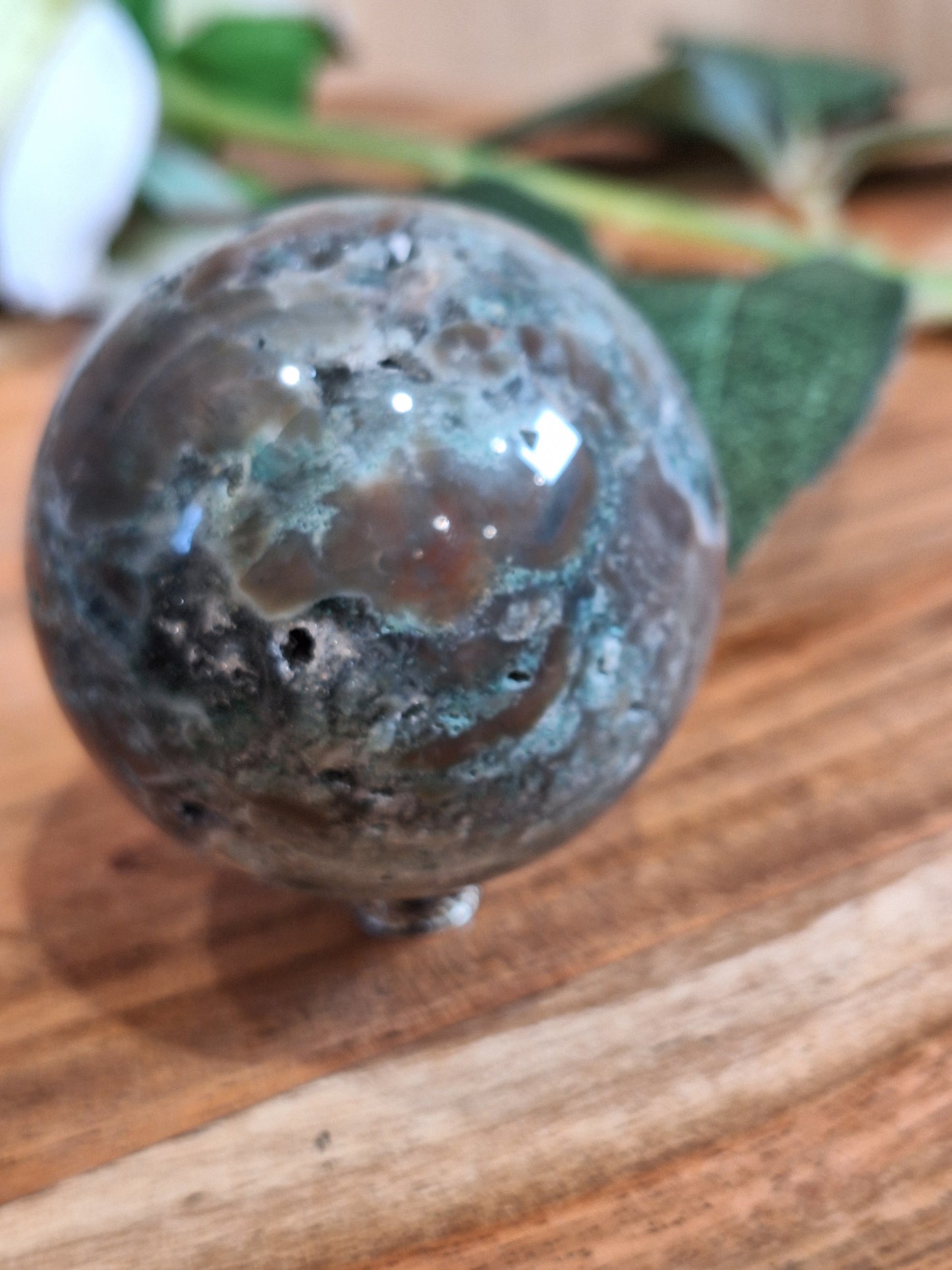 MOSS AGATE SPHERES