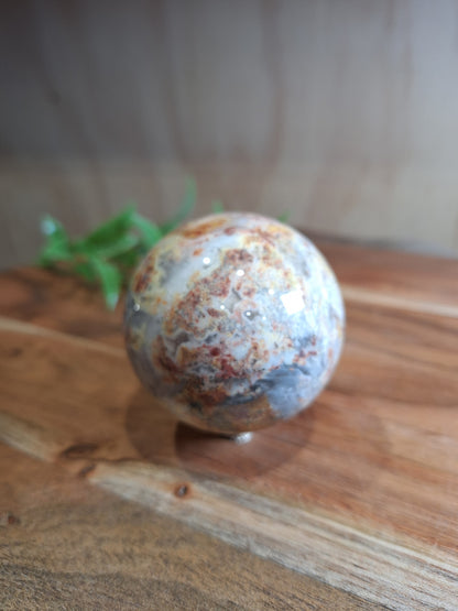 CRAZY LACE AGATE SPHERE
