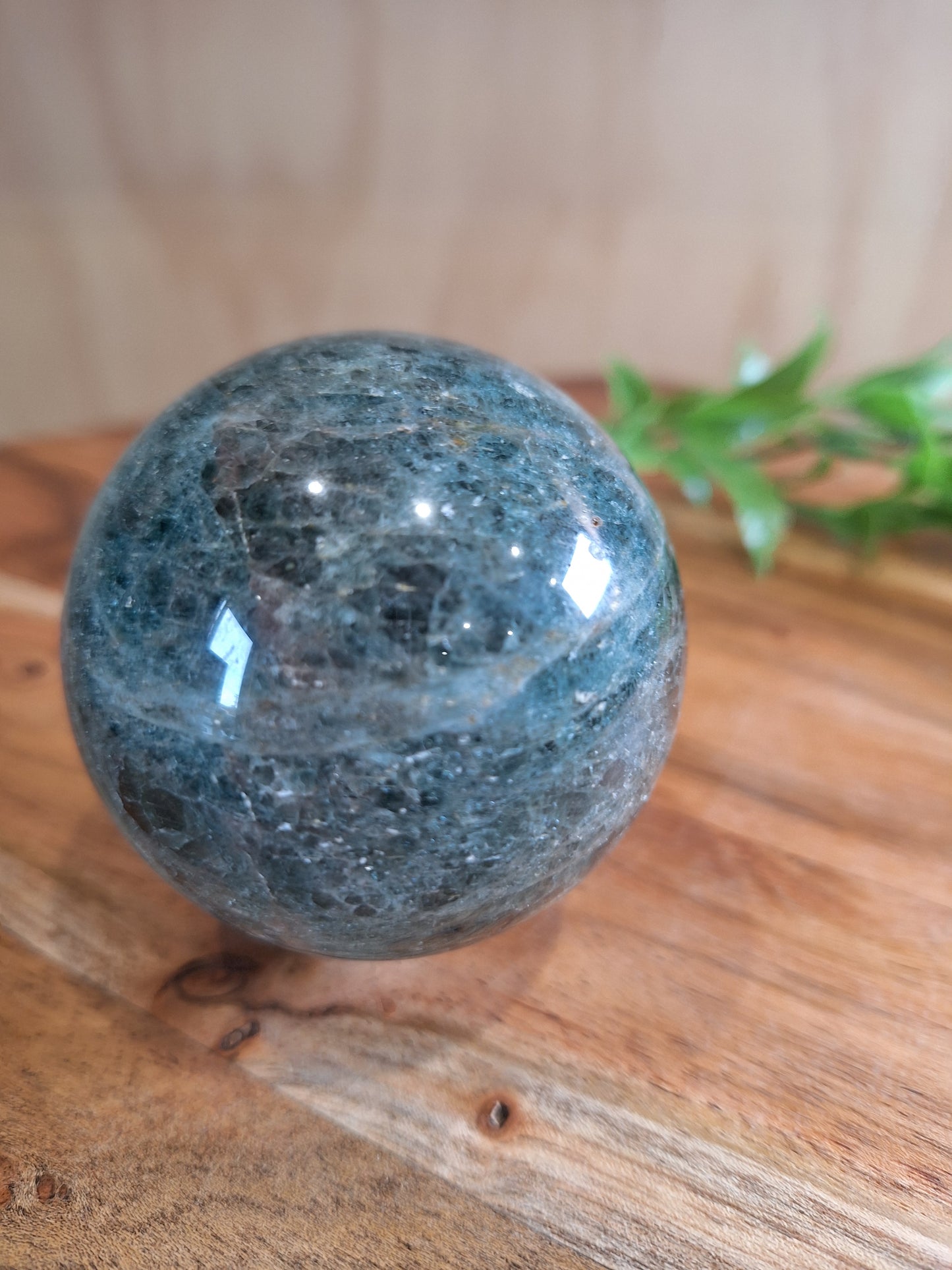 GREEN APATITE SPHERES