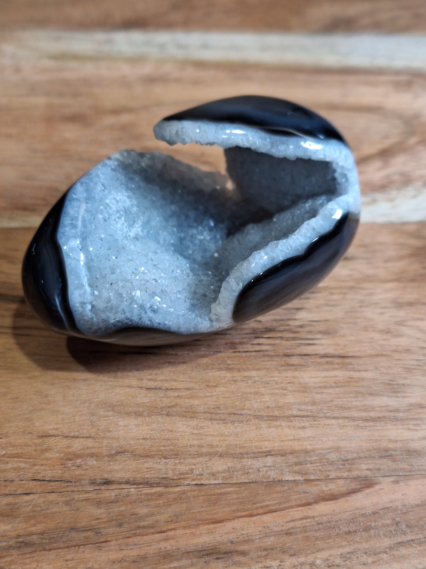 BLACK AGATE EGGS