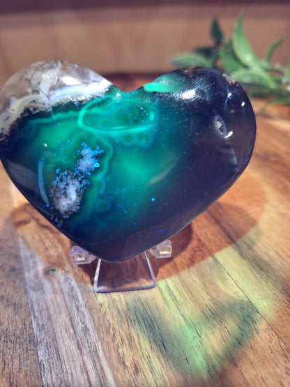 VOLCANO AGATE HEARTS