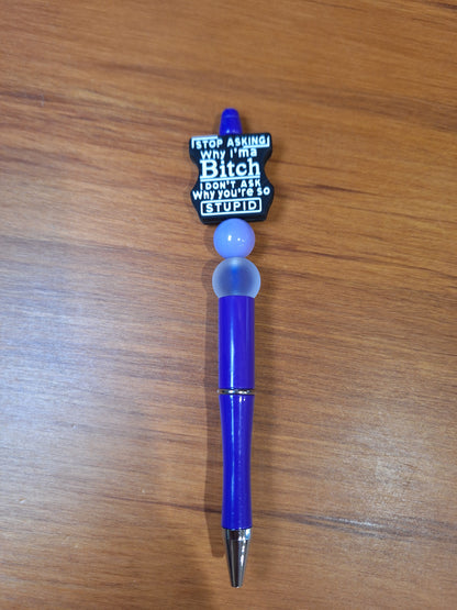 NAUGHTY BEAD PENS (ADULTS ONLY NOT FOR SENSITIVE EYES)