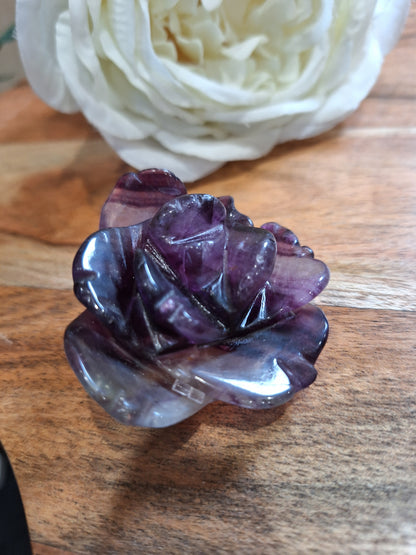 PURPLE FLUORITE ROSES