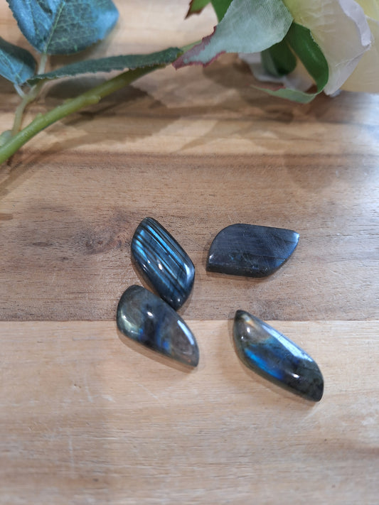 LABRADORITE LEAF  (SO FLASHY)