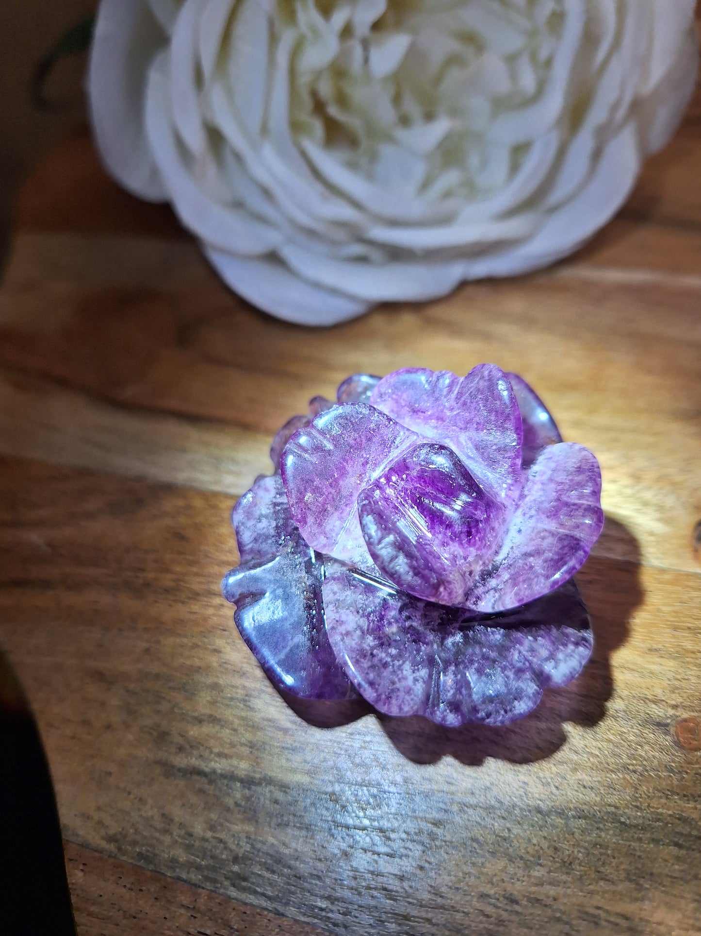 PURPLE FLUORITE ROSES