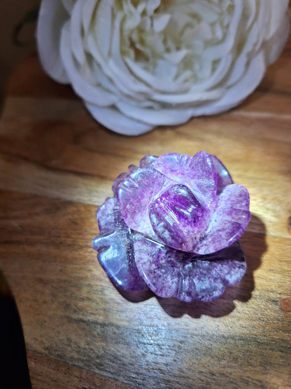 PURPLE FLUORITE ROSES