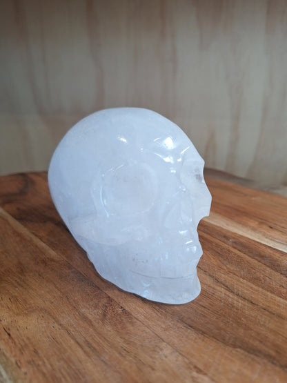 CLEAR QUARTZ SKULL