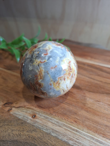 CRAZY LACE AGATE SPHERE