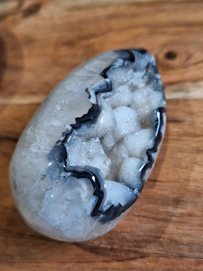BLACK AGATE EGGS