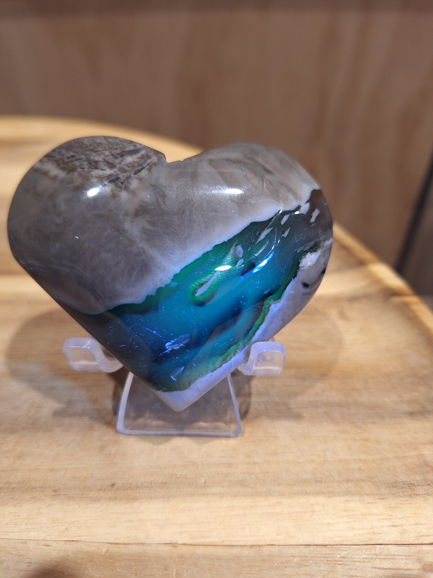 VOLCANO AGATE HEART