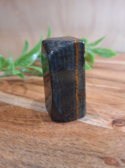 BLUE TIGERS EYE POLISHED RAWS (WARIOUS SIZES & SHAPES)