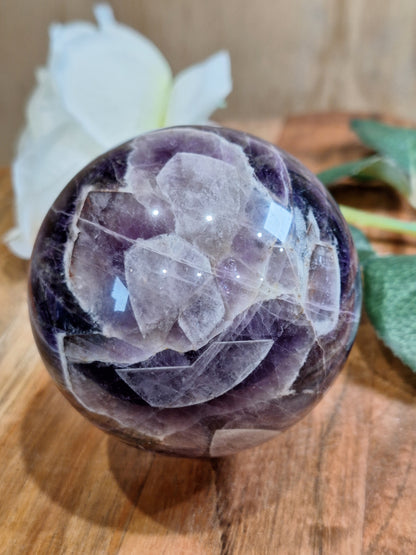 DREAM AMETHYST SPHERE (CHEVRON AMETHYST)