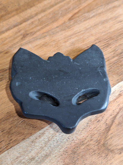SHUNGITE FOX HEAD