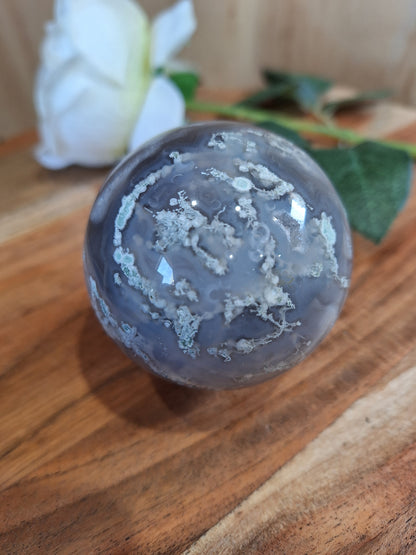 MOSS AGATE SPHERES