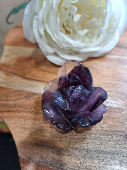 PURPLE FLUORITE ROSES