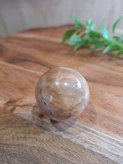 PEACH MOONSTONE SPHERES