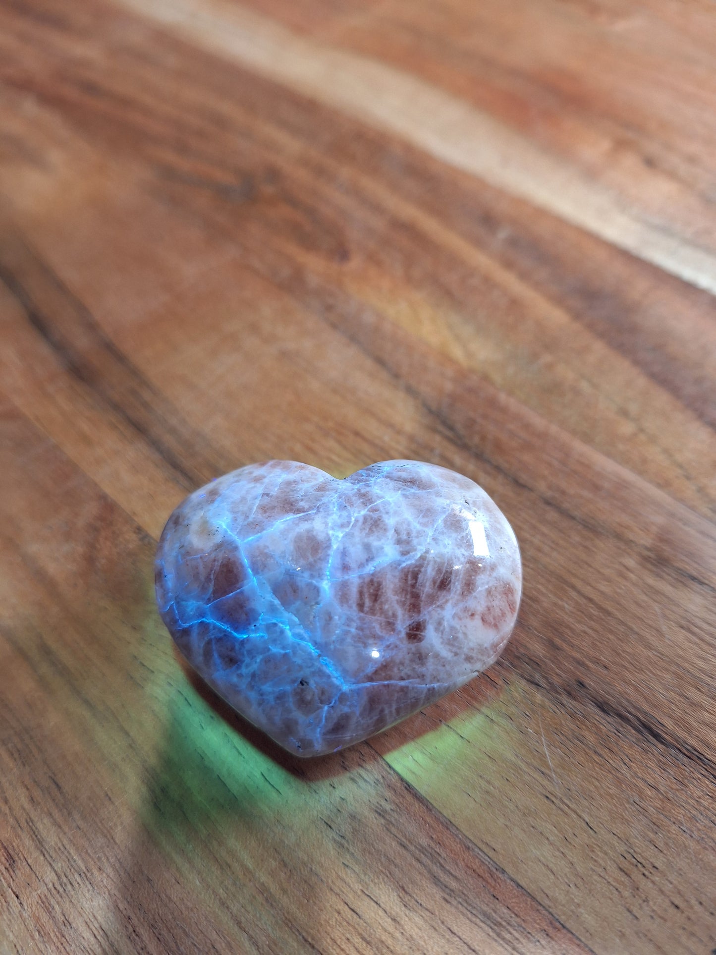 PEACH MOONSTONE HEARTS