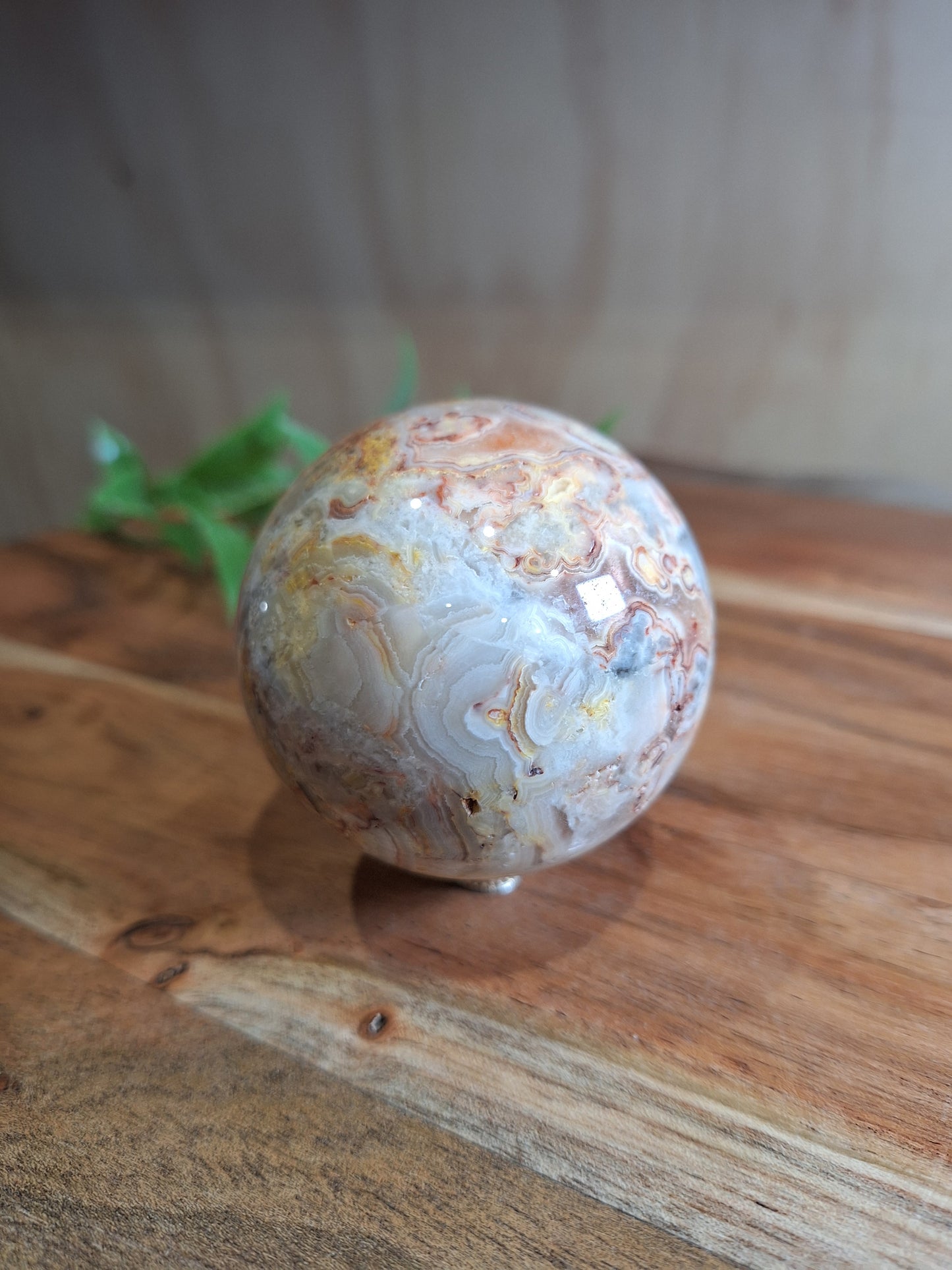 CRAZY LACE AGATE SPHERE