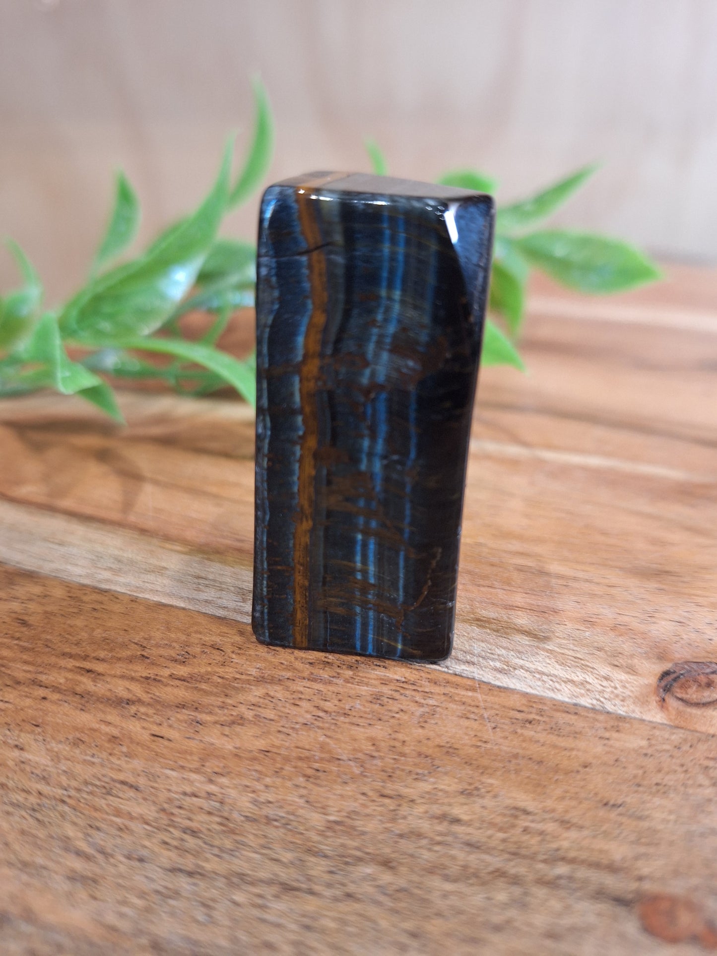 BLUE TIGERS EYE POLISHED RAWS (WARIOUS SIZES & SHAPES)