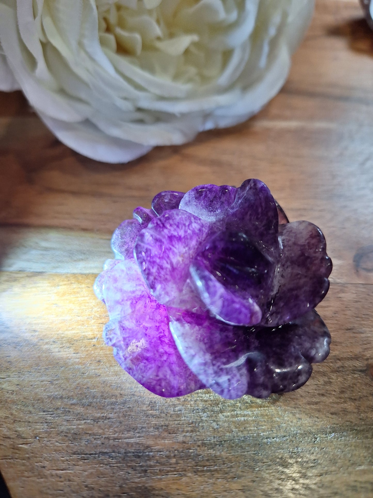 PURPLE FLUORITE ROSES