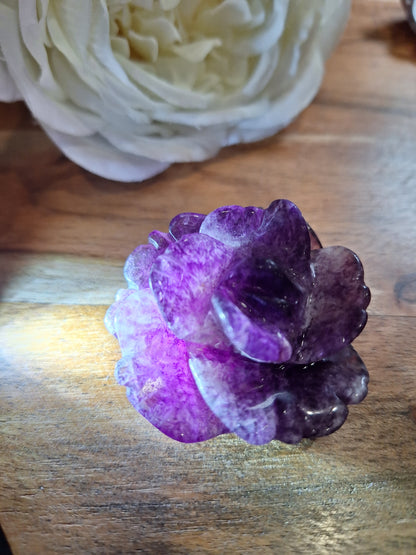 PURPLE FLUORITE ROSES