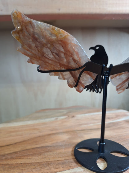 FIRE QUARTZ BIRD WINGS