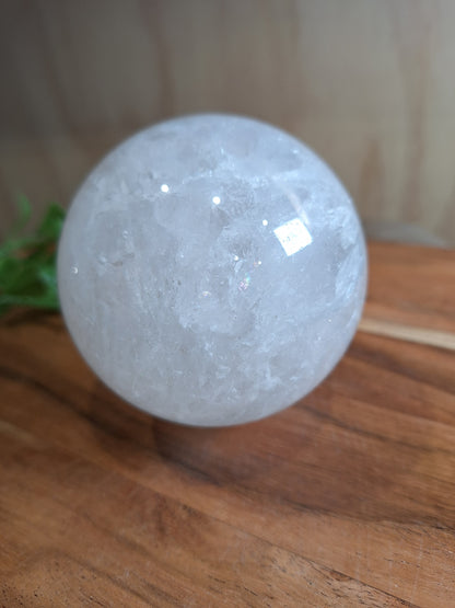CLEAR QUARTZ SPHERE