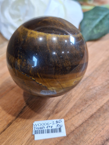 TIGERS EYE SPHERES (MEDIUM)