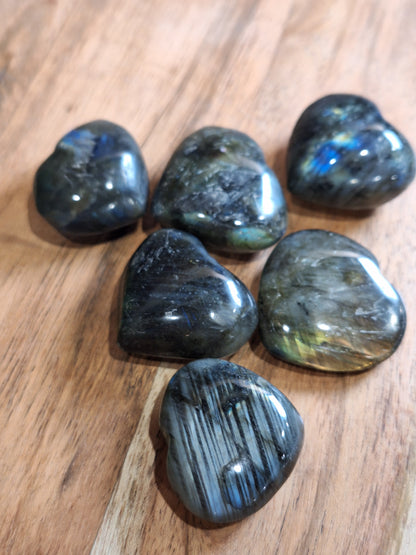 LABRADORITE HEARTS (SMALL)