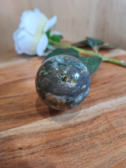 MOSS AGATE SPHERES