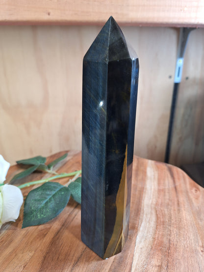 BLUE TIGERS EYE TOWERS