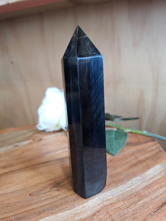 BLUE TIGERS EYE TOWERS