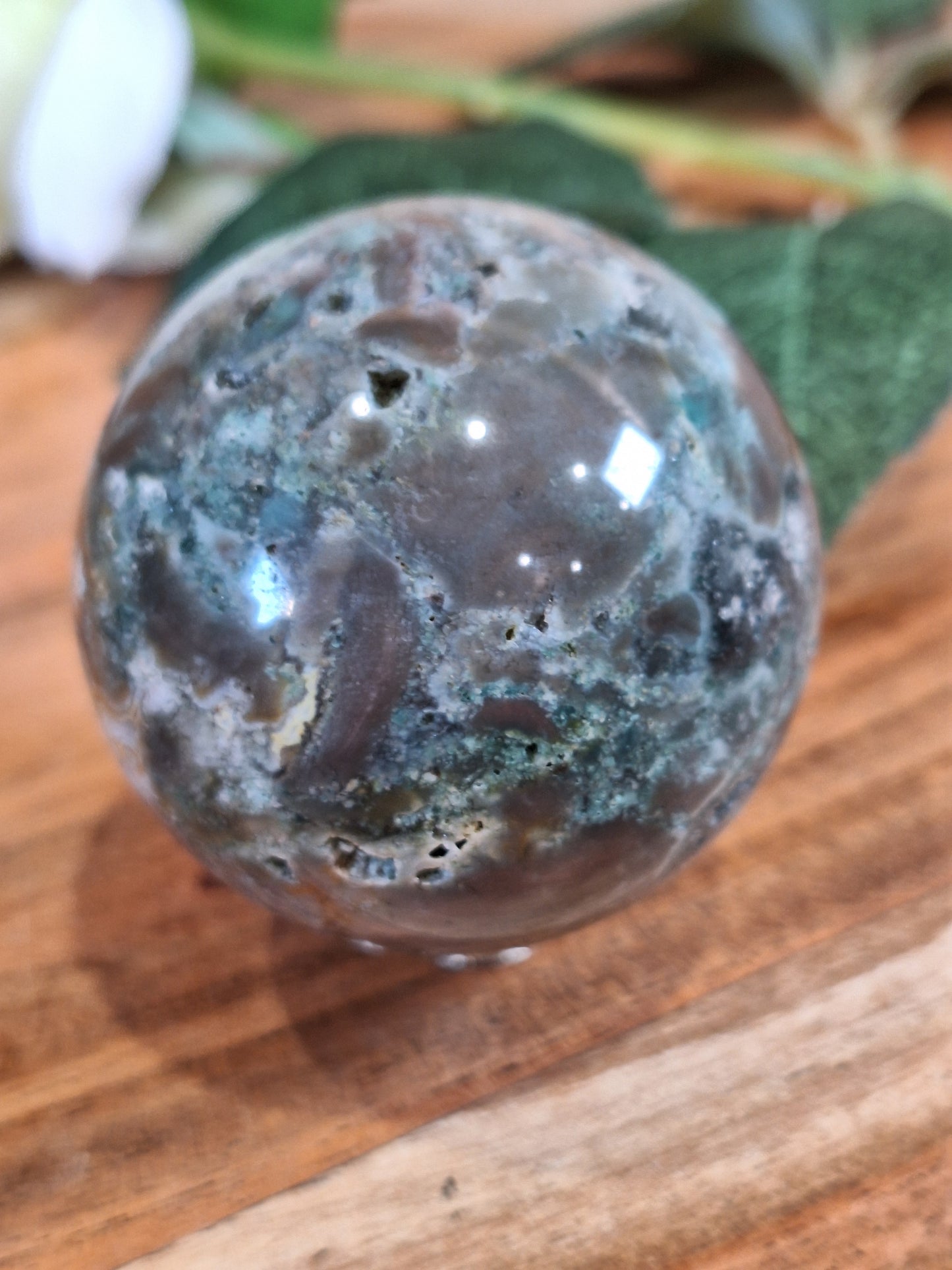 MOSS AGATE SPHERES