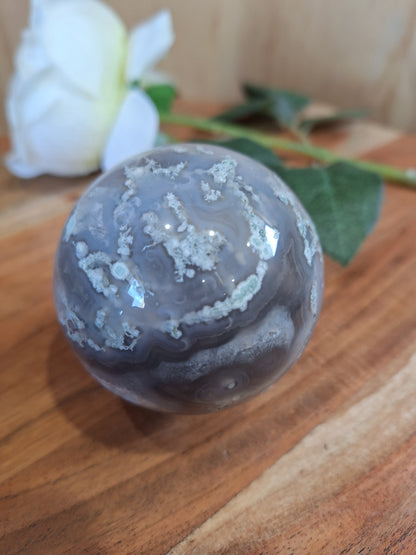 MOSS AGATE SPHERES