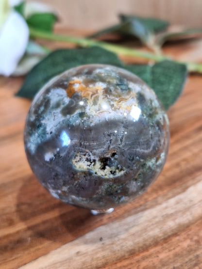 MOSS AGATE SPHERES