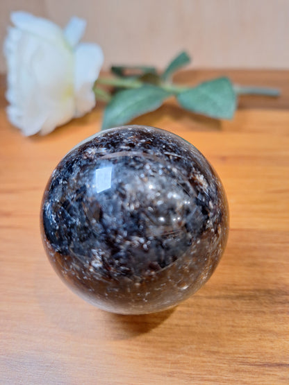 ASTROPHYLITE WITH AMBER