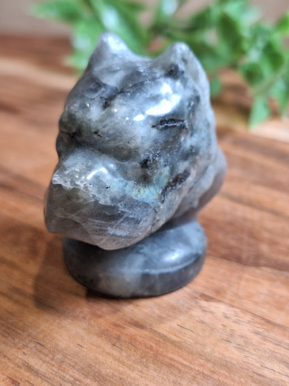 CRYSTAL DOG HEADS