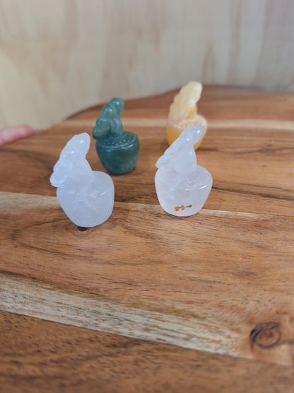 CRYSTAL FLOWER POTS