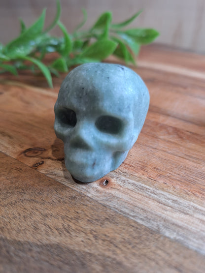 SERPENTINE JADE SKULLS