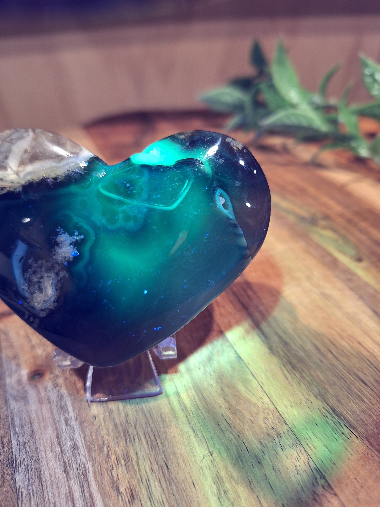 VOLCANO AGATE HEARTS