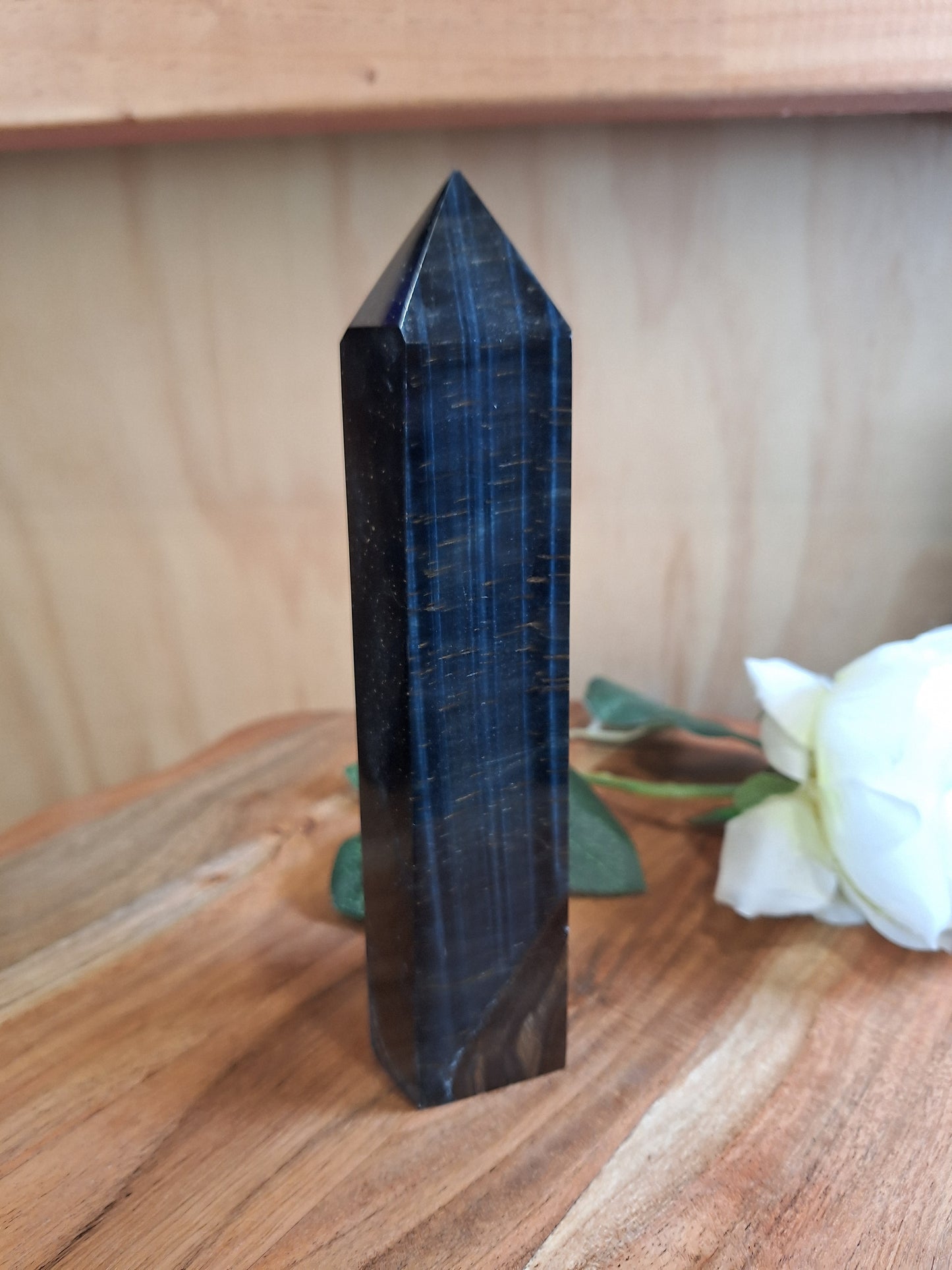BLUE TIGERS EYE TOWERS