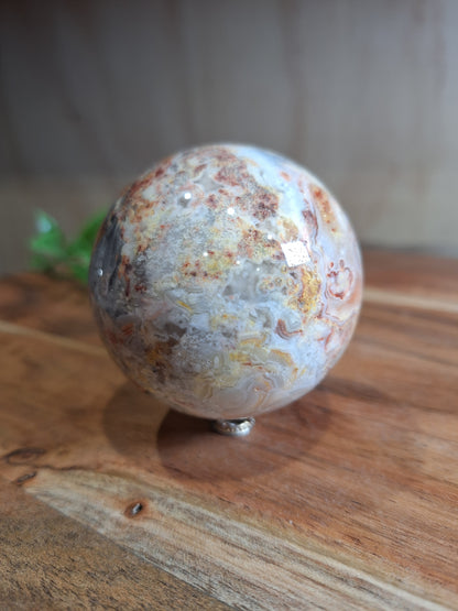 CRAZY LACE AGATE SPHERE