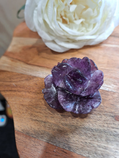 PURPLE FLUORITE ROSES