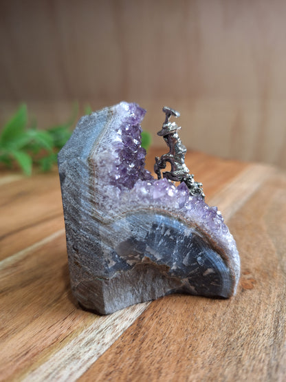 AMETHYST CLUSTERS COAL MINERS