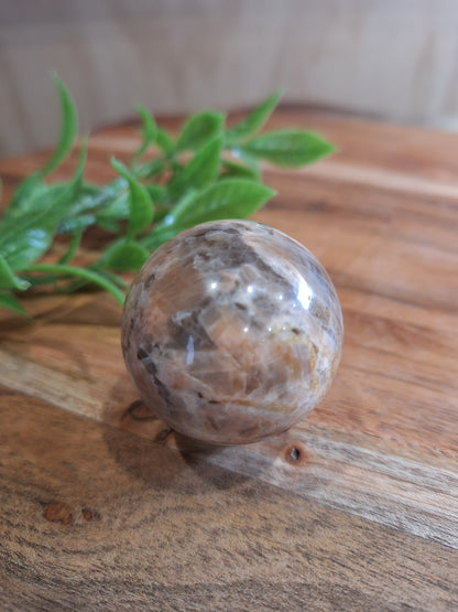 PEACH MOONSTONE SPHERES