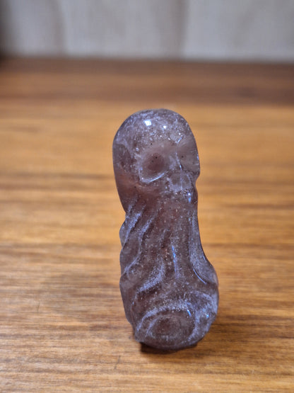 STRAWBERRY QUARTZ CARVINGS & ANIMALS