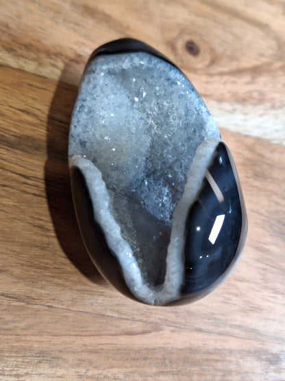 BLACK AGATE EGGS